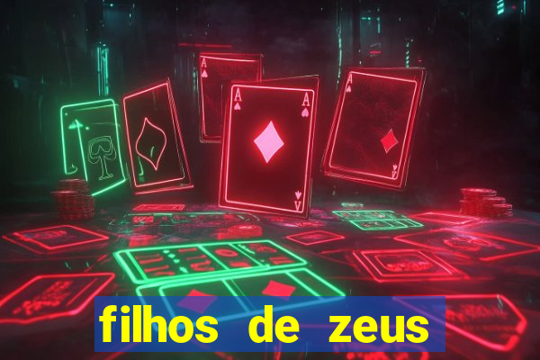 filhos de zeus mitologia grega